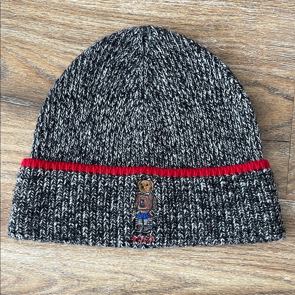 Polo Ralph Lauren Polo Bear Hiking Bear Knit Cuffed Hat